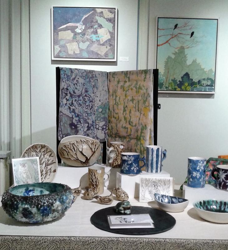 Ideas for the art and ceramic lovers on your holiday shopping list at Studio 53 Nov. 17-20. Leslie Muir-Volpe photo Studio 53, Boothbay Harbor, Leslie Muir-Volpe photo