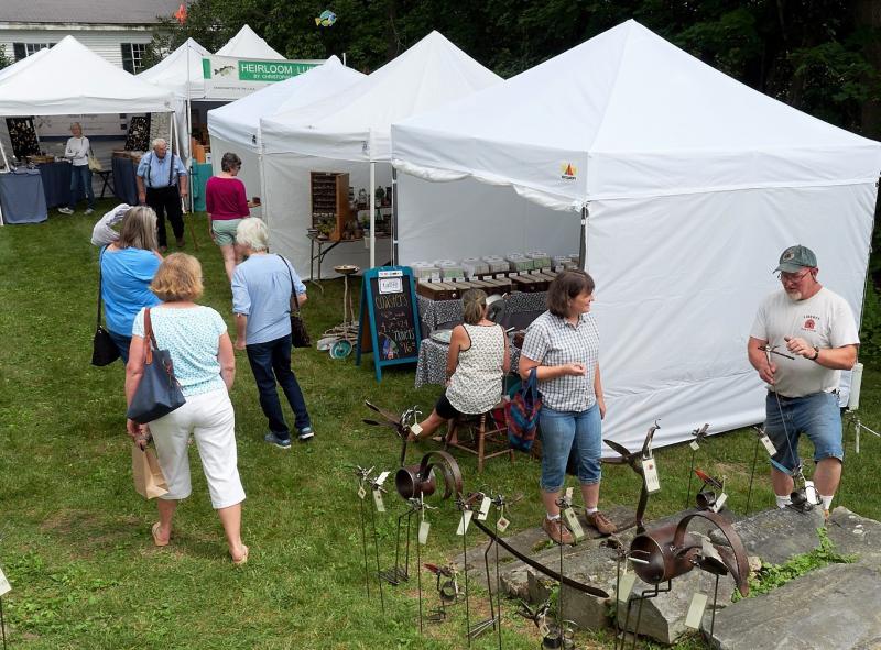 The second annual Nickels-Sortwell Craft Show on July 26 presents fine and fascinating hand-made treasures. Come for the crafts, stay for the Wiscasset Art Walk. Leon Droby photo