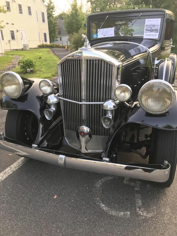 This 1932 Pierce Arrow coupe owned by John and Keke Harris of South Bristol showed up at the vintage car show at The Lincoln Home. KELLIE BIGOS/Boothbay Register