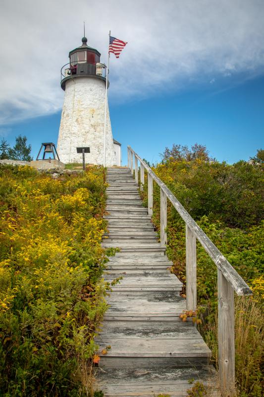Burnt Island Lighthouse. Mike Leonard photo