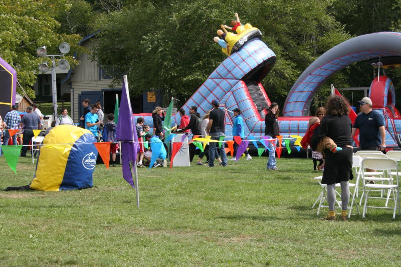 An inflatable roller coaster?! JOSEPH CHARPENTIER/Boothbay Register