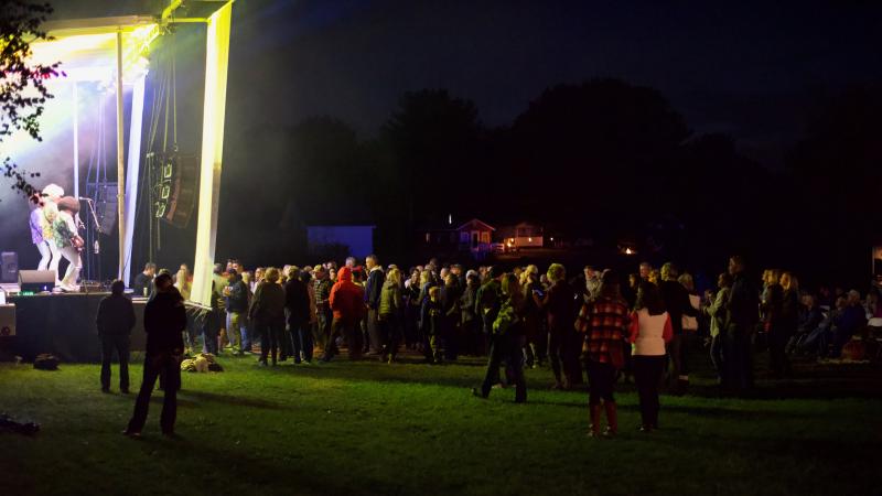 It was quite a crowd Sept. 22 ... 700 people attending the music fest alone! Bob Crink photo