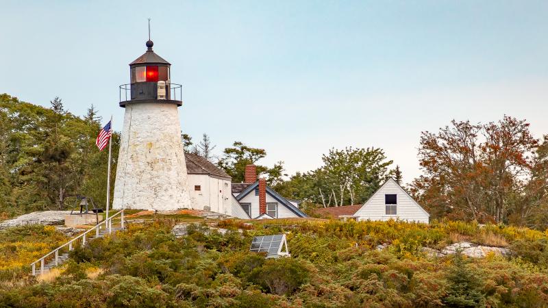 Burnt Island Lighhouse. Mike Leonard photo