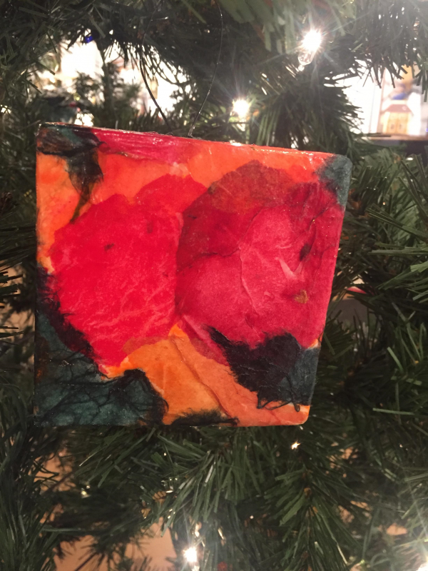 Lani Haven’s Japanese paper collage ornaments are knockouts! Lani Havens
