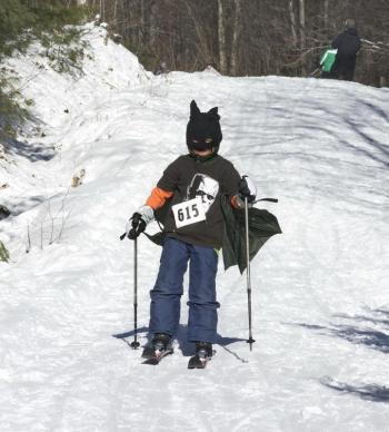 skiing