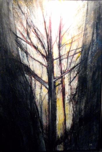 “Winter Trees,” Leonard Meiselman Leonard Meiselman