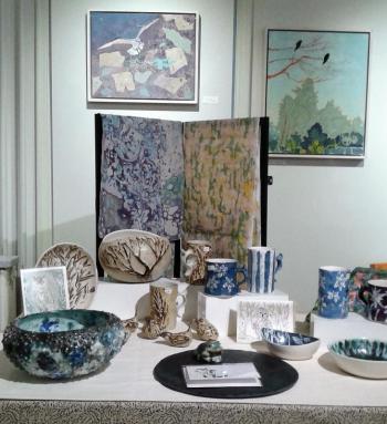 Ideas for the art and ceramic lovers on your holiday shopping list at Studio 53 Nov. 17-20. Leslie Muir-Volpe photo Studio 53, Boothbay Harbor, Leslie Muir-Volpe photo