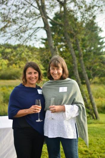 Kimberly Sampson, left, and Jenny Mayher. Courtesy of Midcoast Conservancy