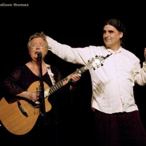 Christine Lavin and Don White play the Opera House in Boothbay Harbor on June 13. Courtesy of Cathy Sherrill Christine Lavin and Don White