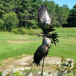 Eagle sculpture created by Bryan Buck. Courtesy photo