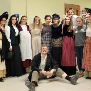 Boothbay Region High School cast one act competition 2018